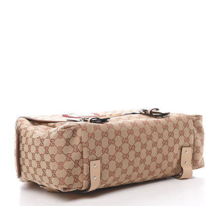 Gucci Monogram Childrens Sciroppo Patch Backpack Beige 3 of 8