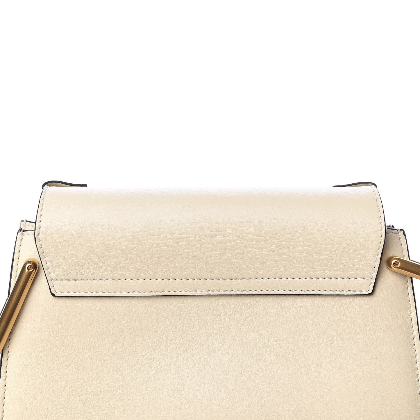 Calfskin Small Hudson Shoulder Bag Lace White