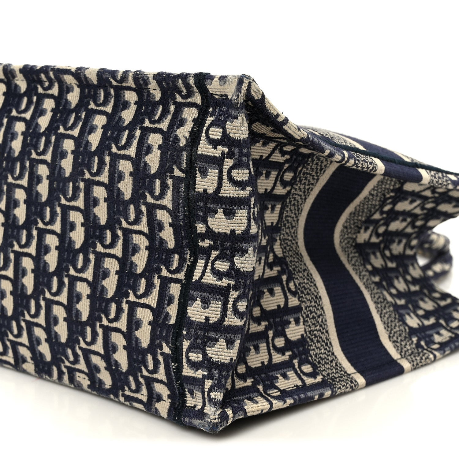 Christian Dior Oblique Medium Book Tote Blue Multicolor 10 of 10