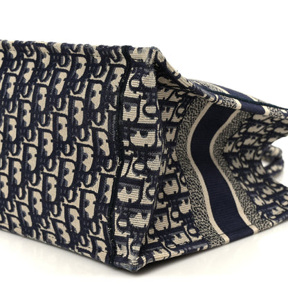 Christian Dior Oblique Medium Book Tote Blue Multicolor 10 of 10