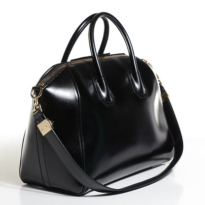 Givenchy Shiny Lord Calfskin Medium Antigona Black 3 of 10