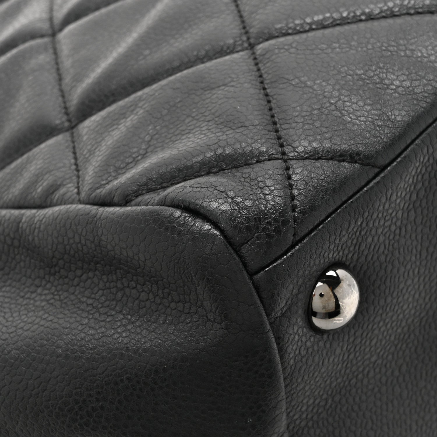 Chanel Soft Caviar Quilted Large Cells Tote Black 15 of 15