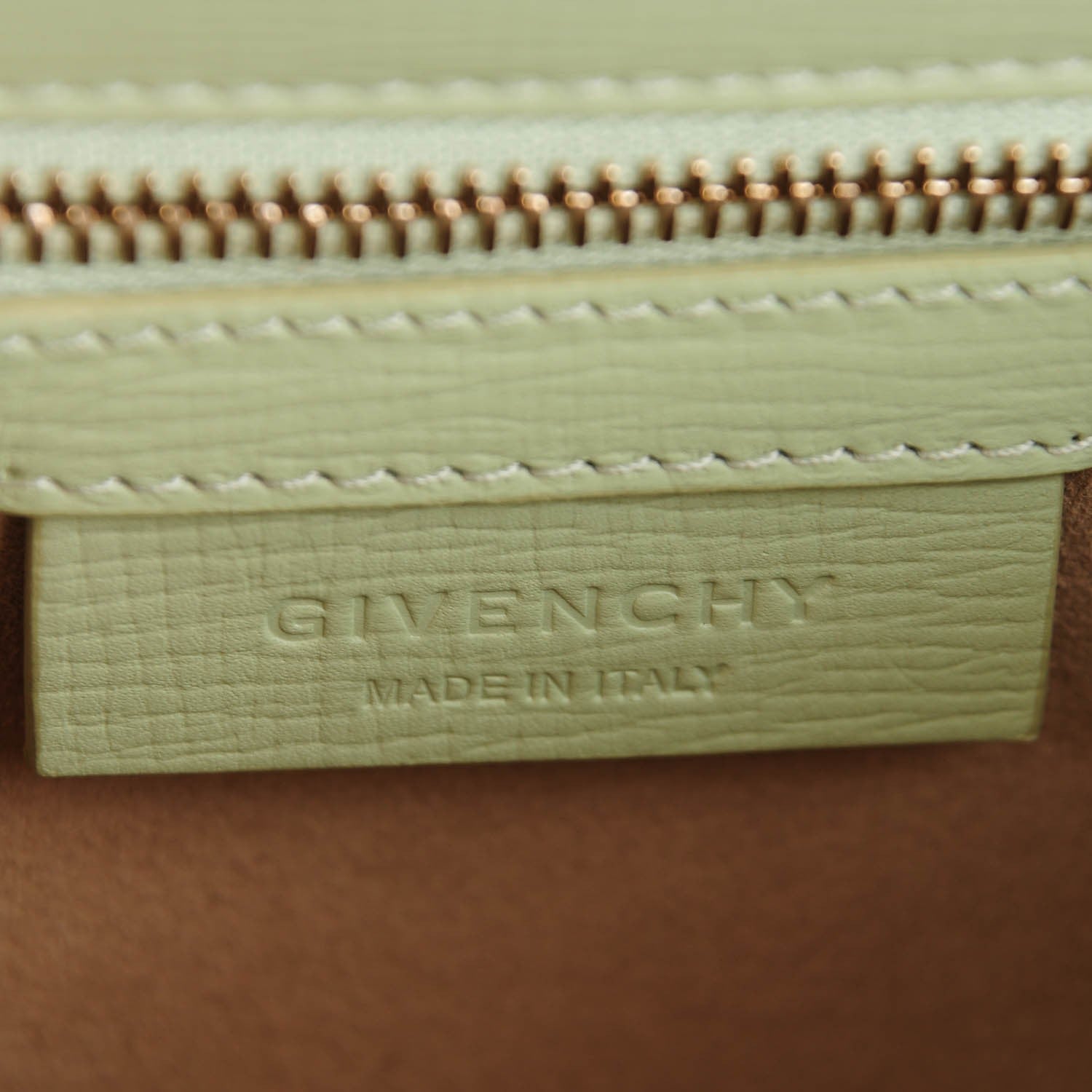 Givenchy Textured Calfskin Mini Pandora Box Chain Crossbody Bag Aqua Green 6 of 7