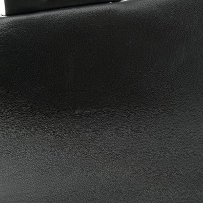 Chanel Lambskin Quilted Mini Top Handle Rectangular Flap Black 11 of 11