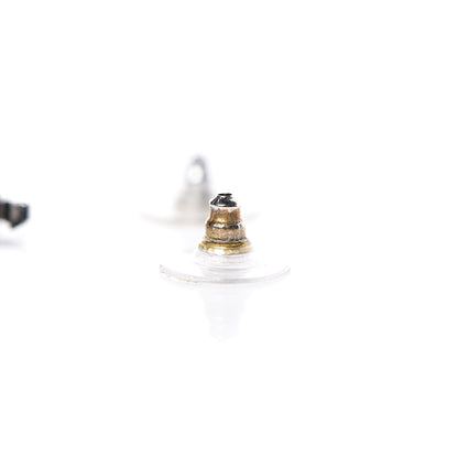 Chanel Ruthenium Crystal CC Earrings 5 of 6