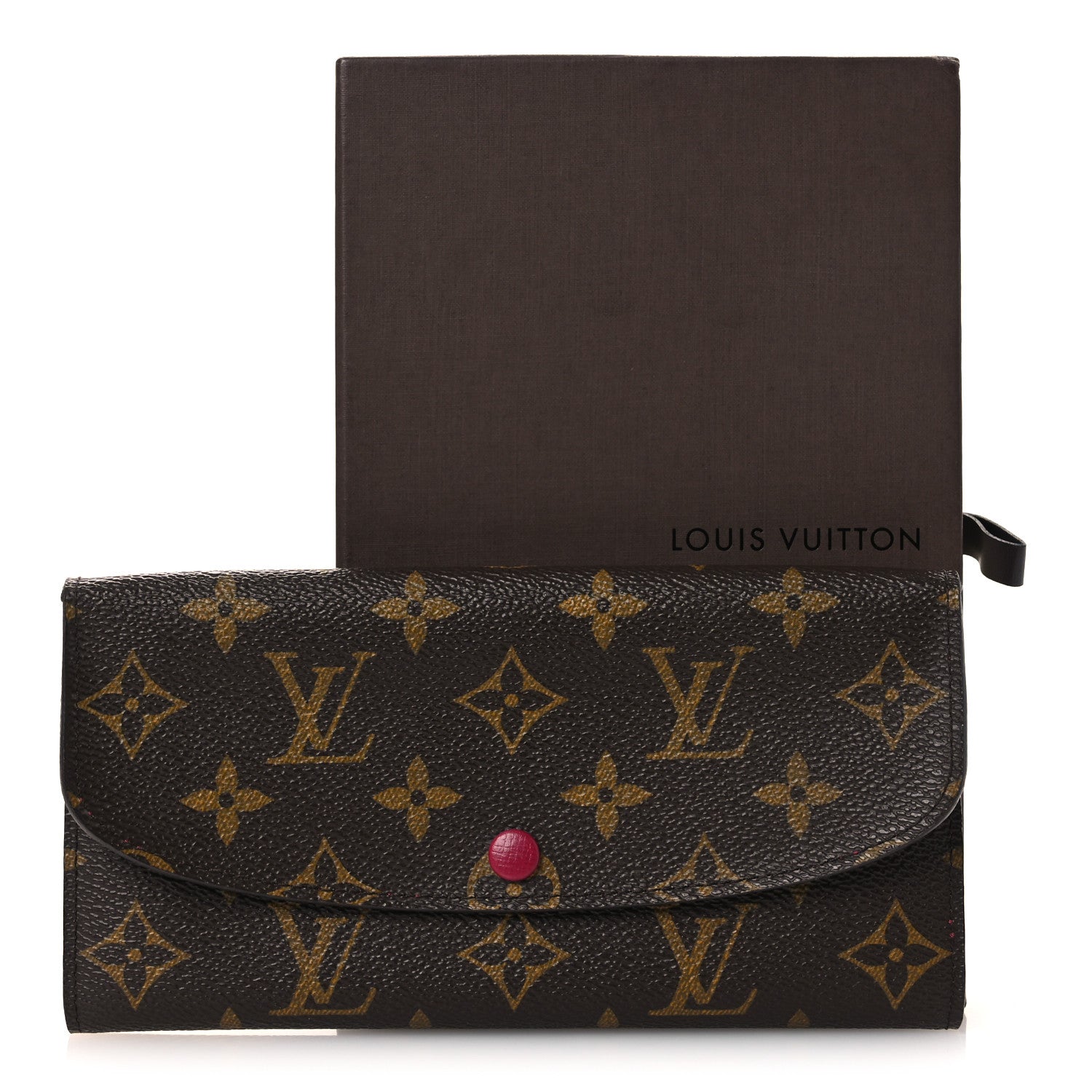 Louis Vuitton Monogram Emilie Wallet Fuchsia 8 of 8