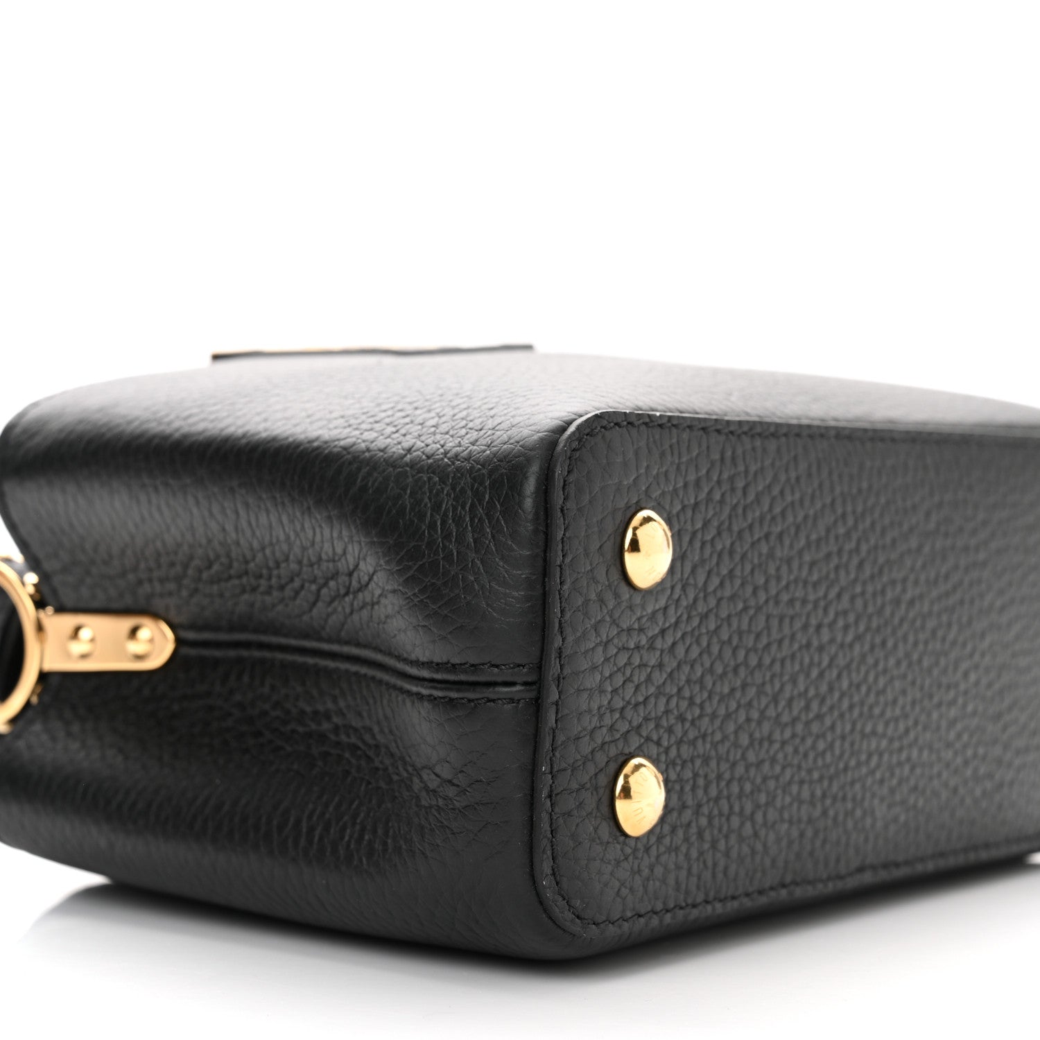 Louis Vuitton Taurillon Mini Capucines Black 8 of 9