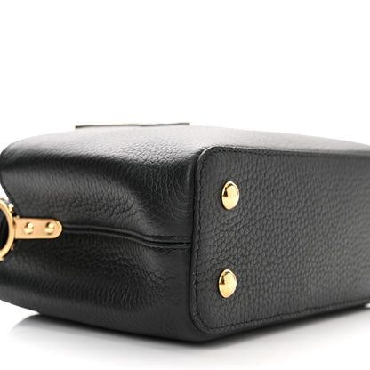 Louis Vuitton Taurillon Mini Capucines Black 8 of 9