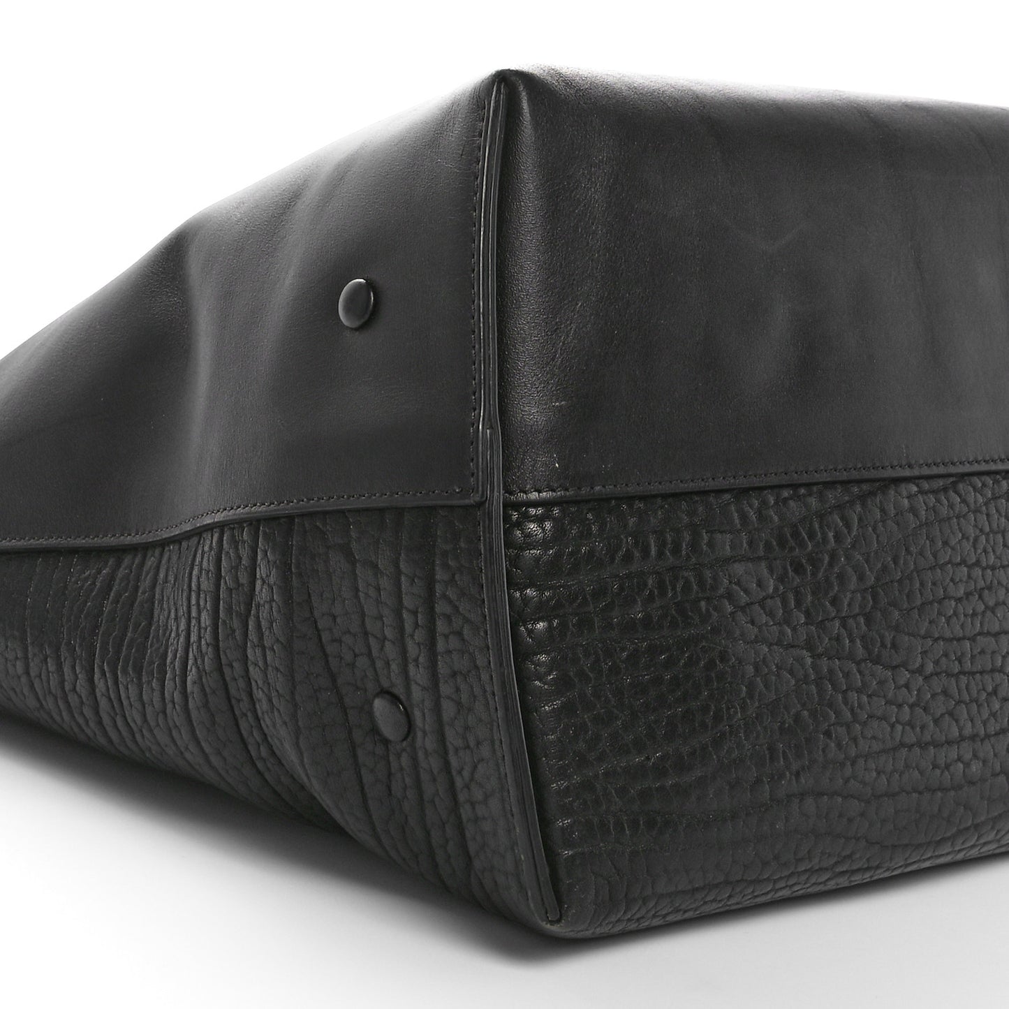 Grained Calfskin Baylee Tote Street Black