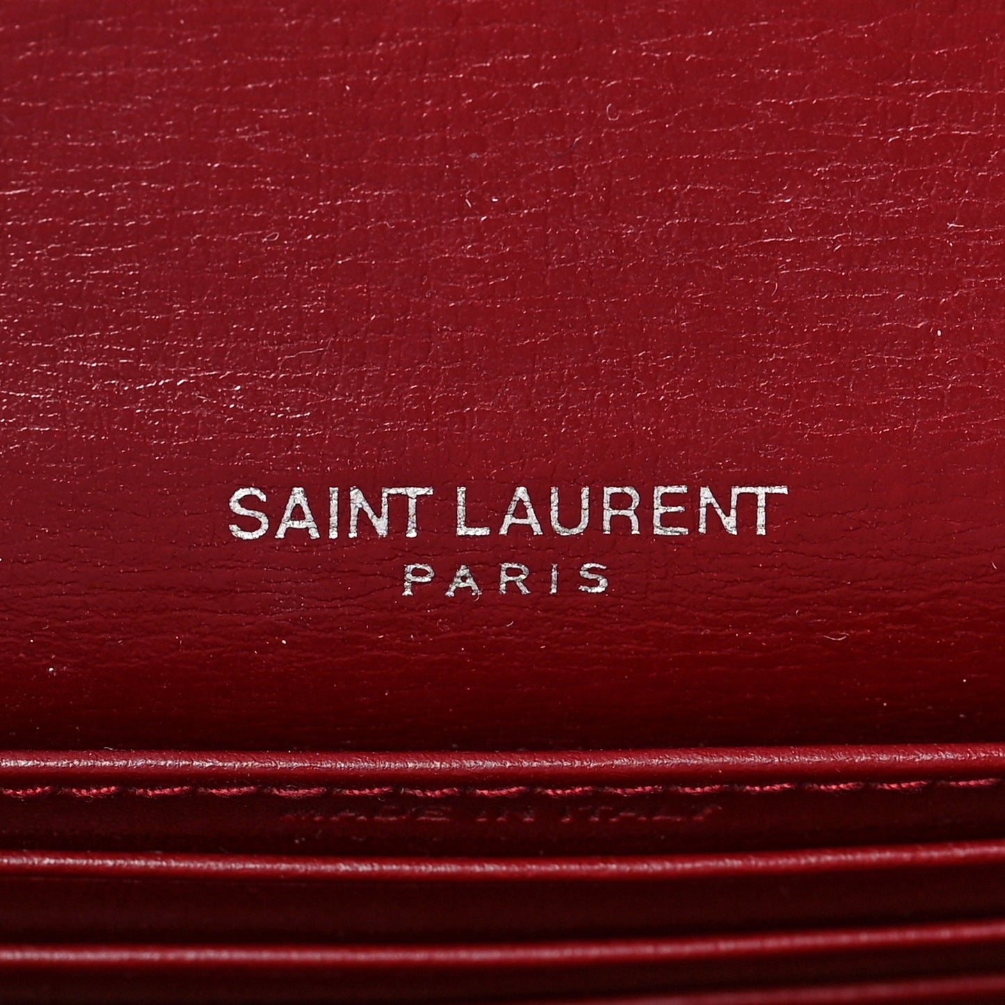 Calfskin Monogram Sunset Chain Wallet Palissandre