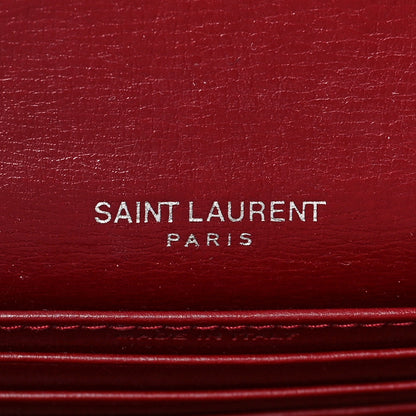 Saint Laurent Calfskin Monogram Sunset Chain Wallet Palissandre 5 of 7