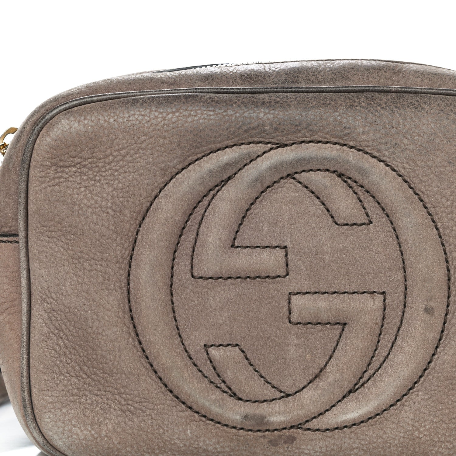 Gucci Vitello Range Small Soho Disco Bag Grey Field 23 of 37