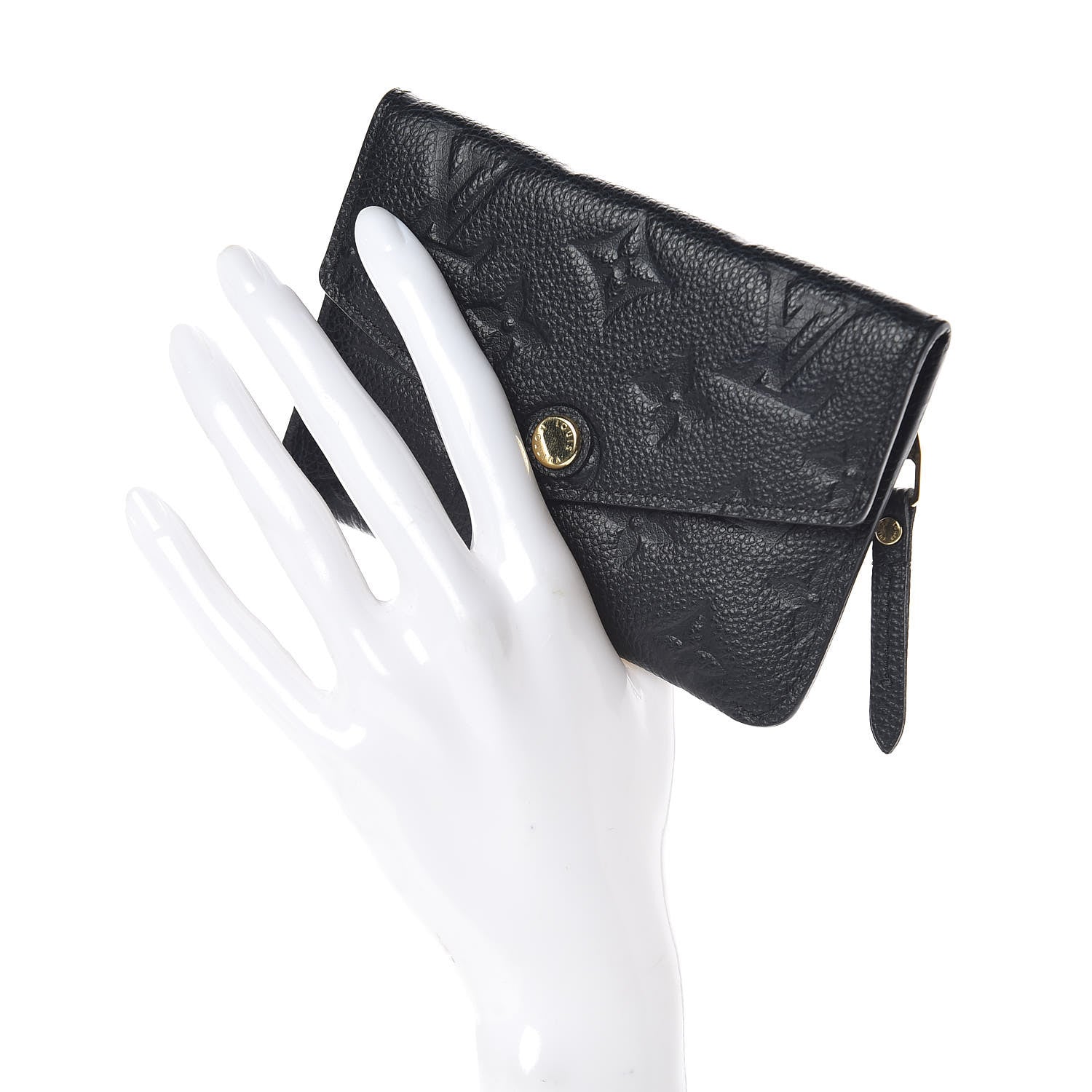 Louis Vuitton Empreinte Key Pouch Black 2 of 7