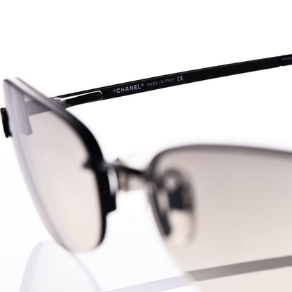 Chanel Metal CC Frameless Sunglasses 4099 Black 6 of 8