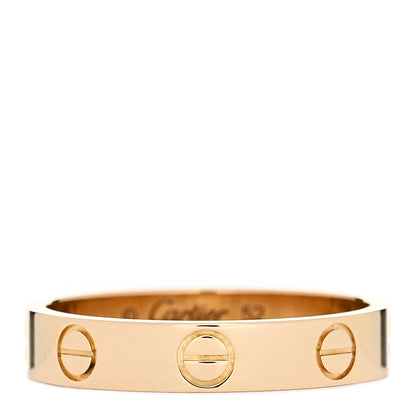 Cartier 18K Yellow Gold 3.5mm LOVE Wedding Band Ring 52 6 1 of 5