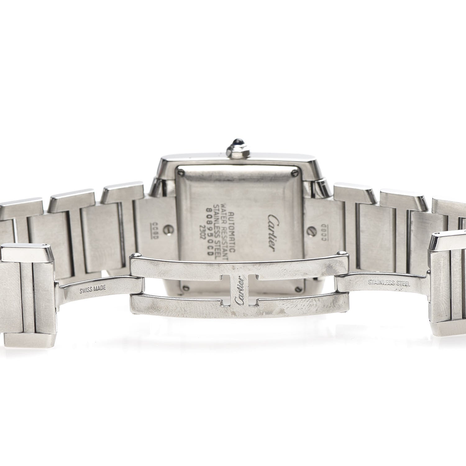 Cartier Stainless Steel 28mm Tank Francaise Automatic Watch 6 of 7
