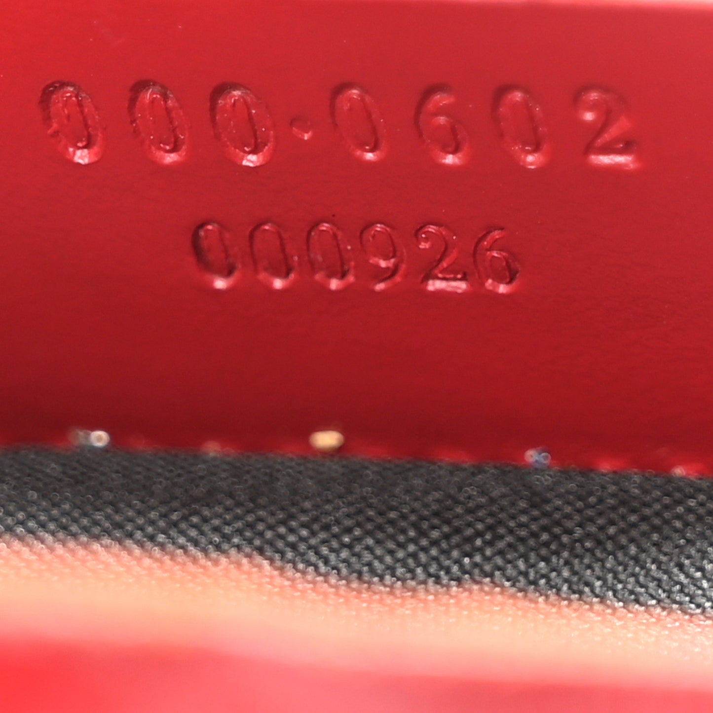 Canvas Monogram Shoulder Bag Red