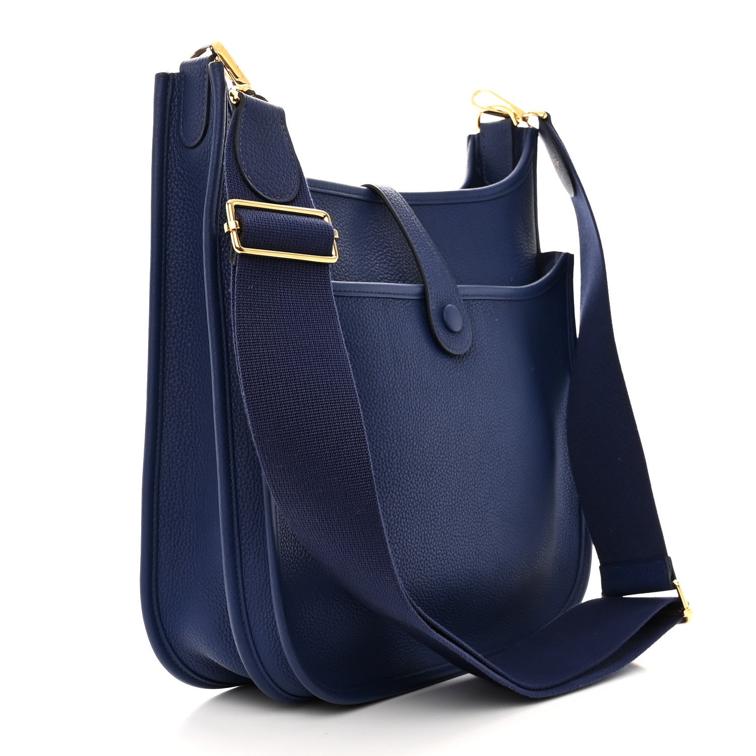 Hermes Taurillon Maurice Evelyne III PM Bleu Saphir 3 of 10