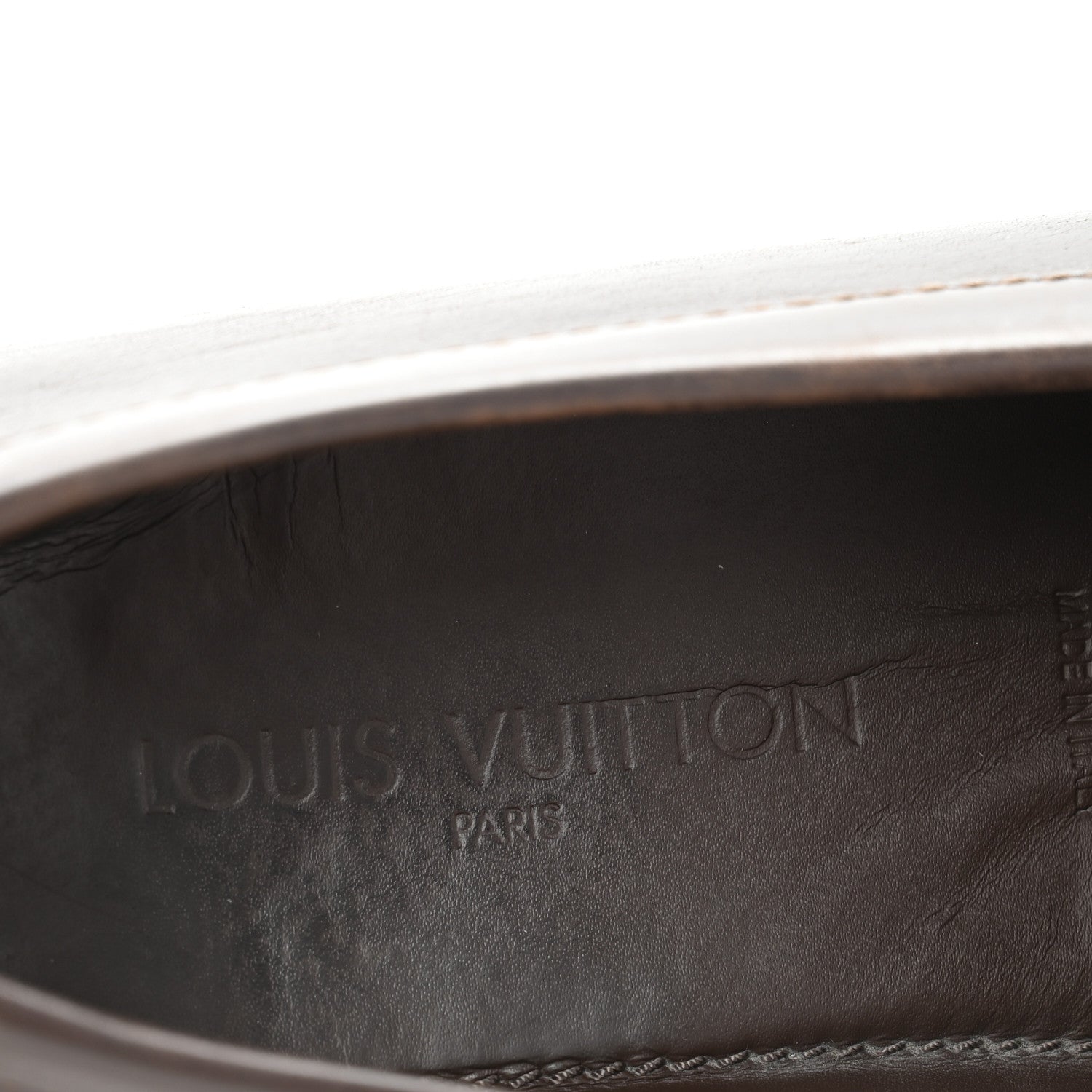 Louis Vuitton Calfskin Mens Monte Carlo Shoe Moccasin Loafers 10.5 Brown 7 of 10