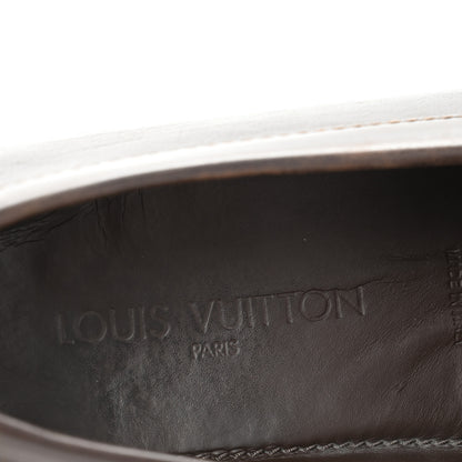 Louis Vuitton Calfskin Mens Monte Carlo Shoe Moccasin Loafers 10.5 Brown 7 of 10