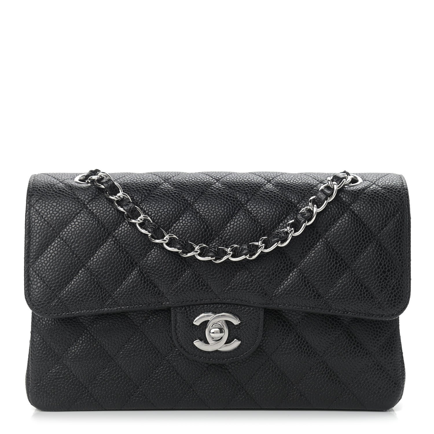 Chanel Caviar Quilted Small Double Flap Black 1 of 9