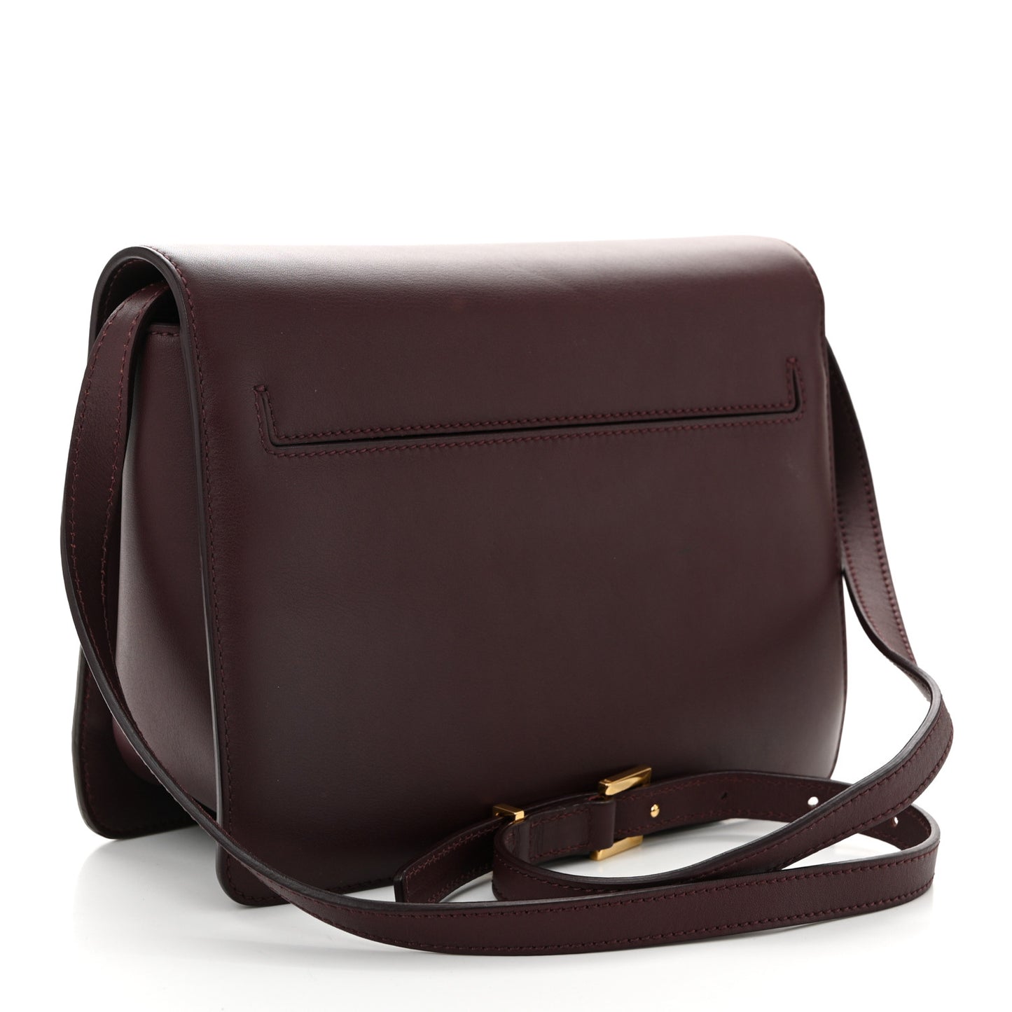 Calfskin Medium Sienna Crossbody Bag  Burgundy