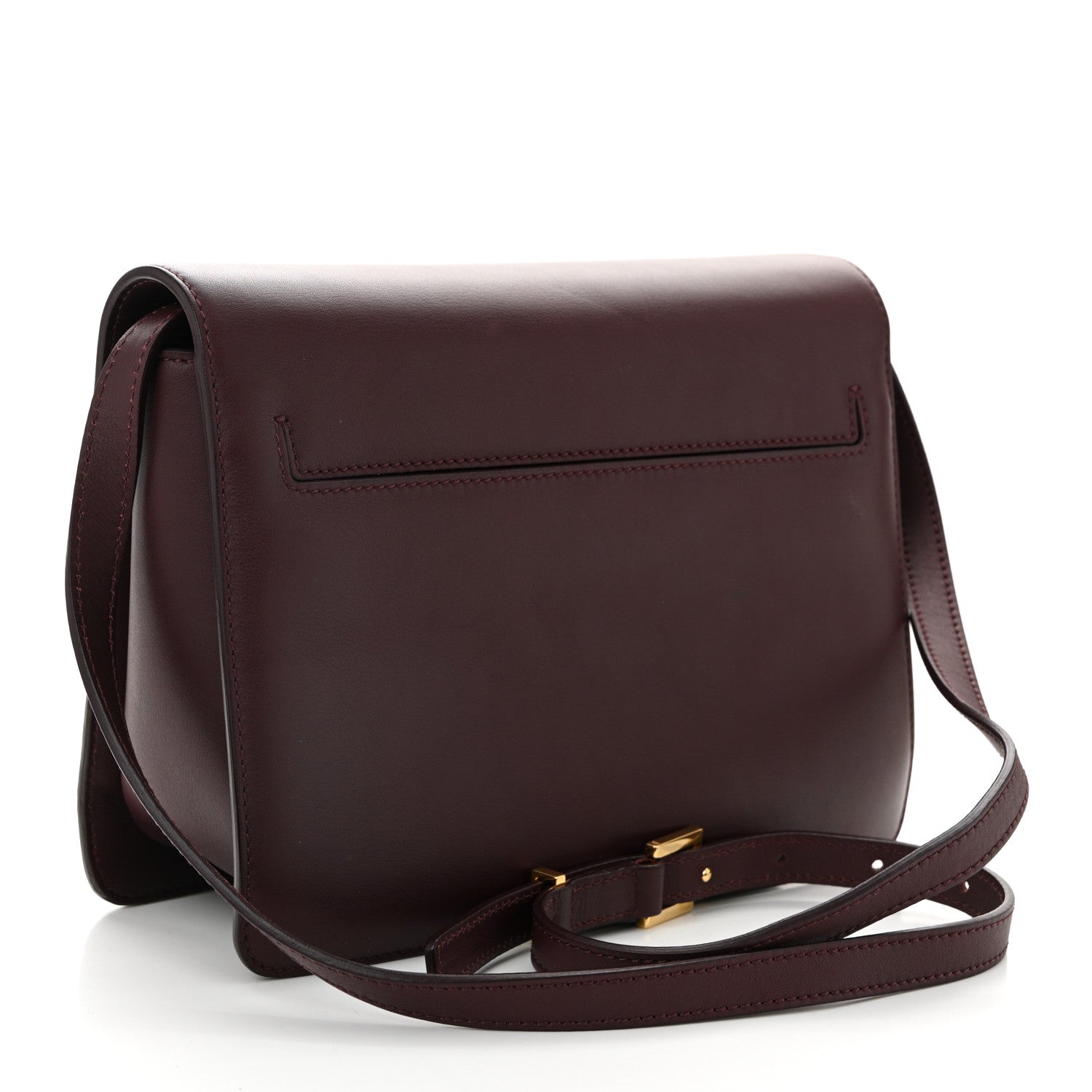 Tom Ford Calfskin Medium Sienna Crossbody Bag  Burgundy 3 of 9