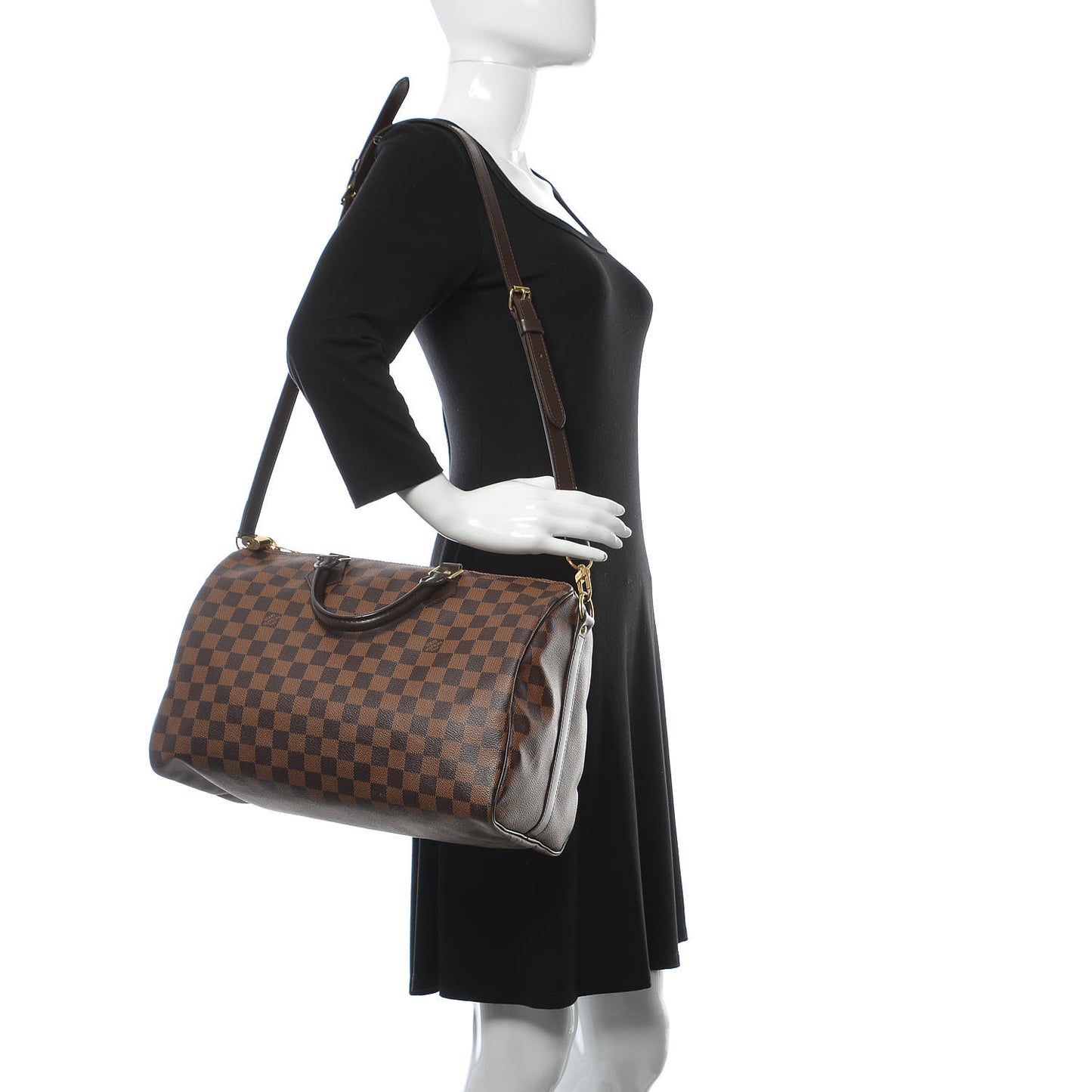 Damier Ebene Speedy Bandouliere 35