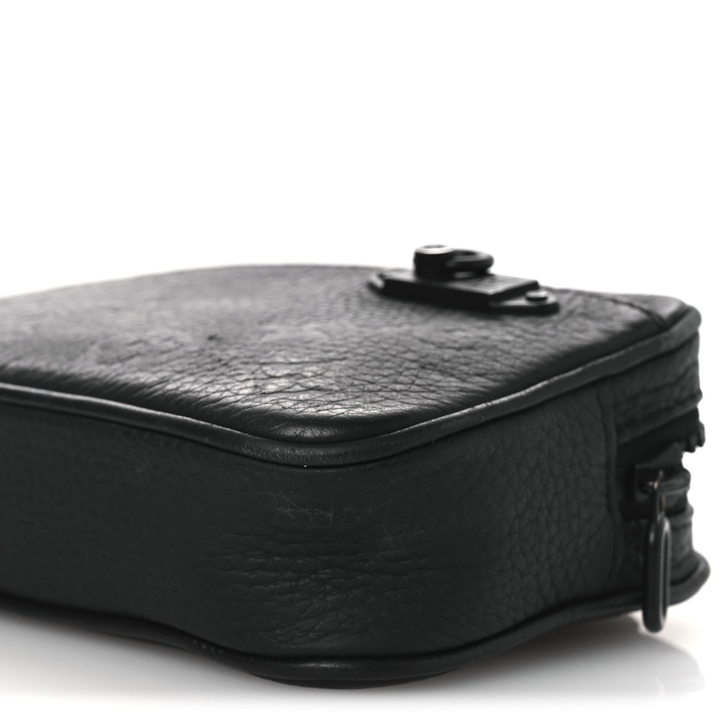 Louis Vuitton Taurillon Monogram Uniformes Solar Ray Soft Pochette Volga Belt Bag Black 10 of 14