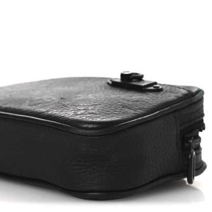 Louis Vuitton Taurillon Monogram Uniformes Solar Ray Soft Pochette Volga Belt Bag Black 10 of 14