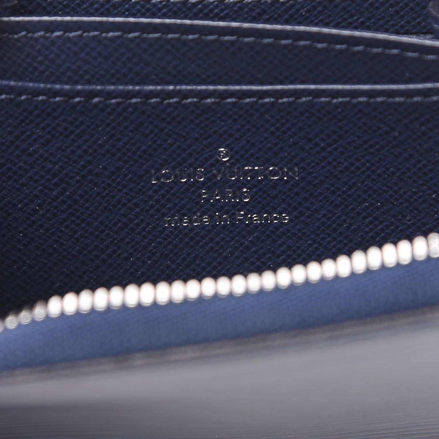 Epi Zippy Coin Purse Saphir