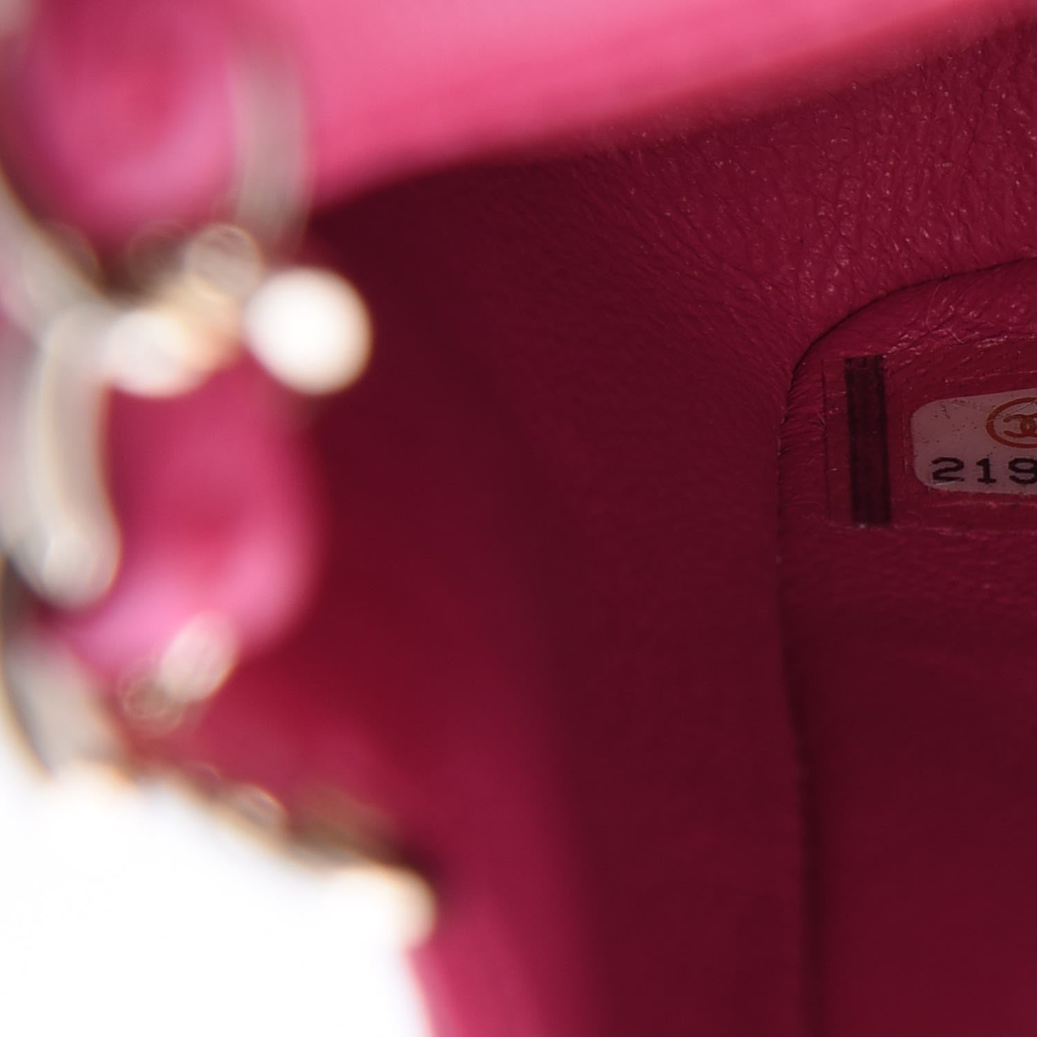 Chanel Lambskin Quilted Mini Rectangular Flap Fuchsia 8 of 12