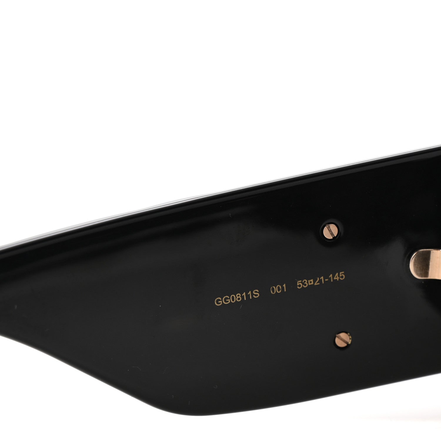 Gucci Acetate Rectangular Sunglasses GG0811S Black 6 of 9