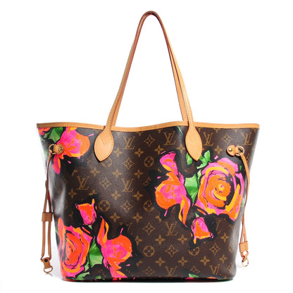 Louis Vuitton Monogram Roses Neverfull MM 1 of 8