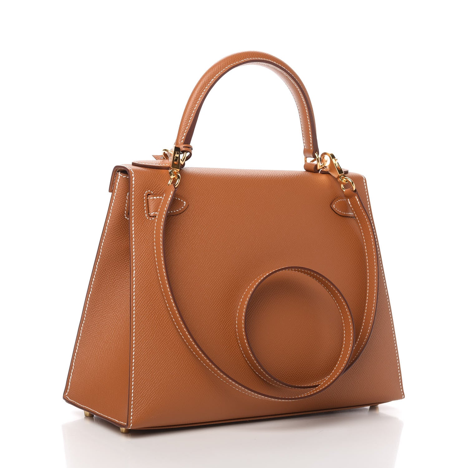Hermes Epsom Kelly Sellier 28 Gold 3 of 11