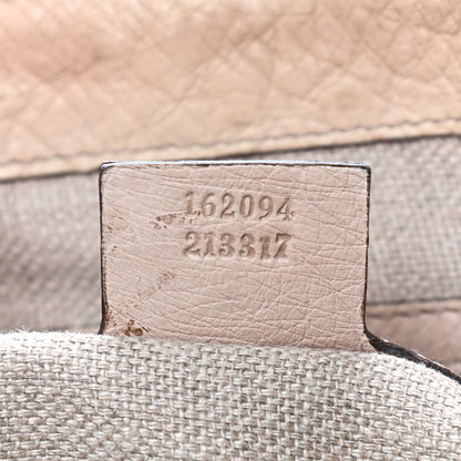 Gucci Ostrich Medium Britt Tote Beige 6 of 8