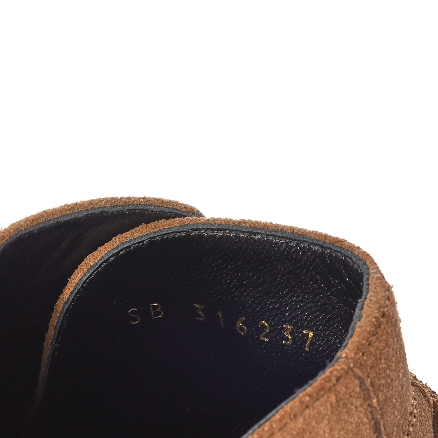 Saint Laurent Suede Blake Ankle Boots 37 New Sigaro 7 of 10