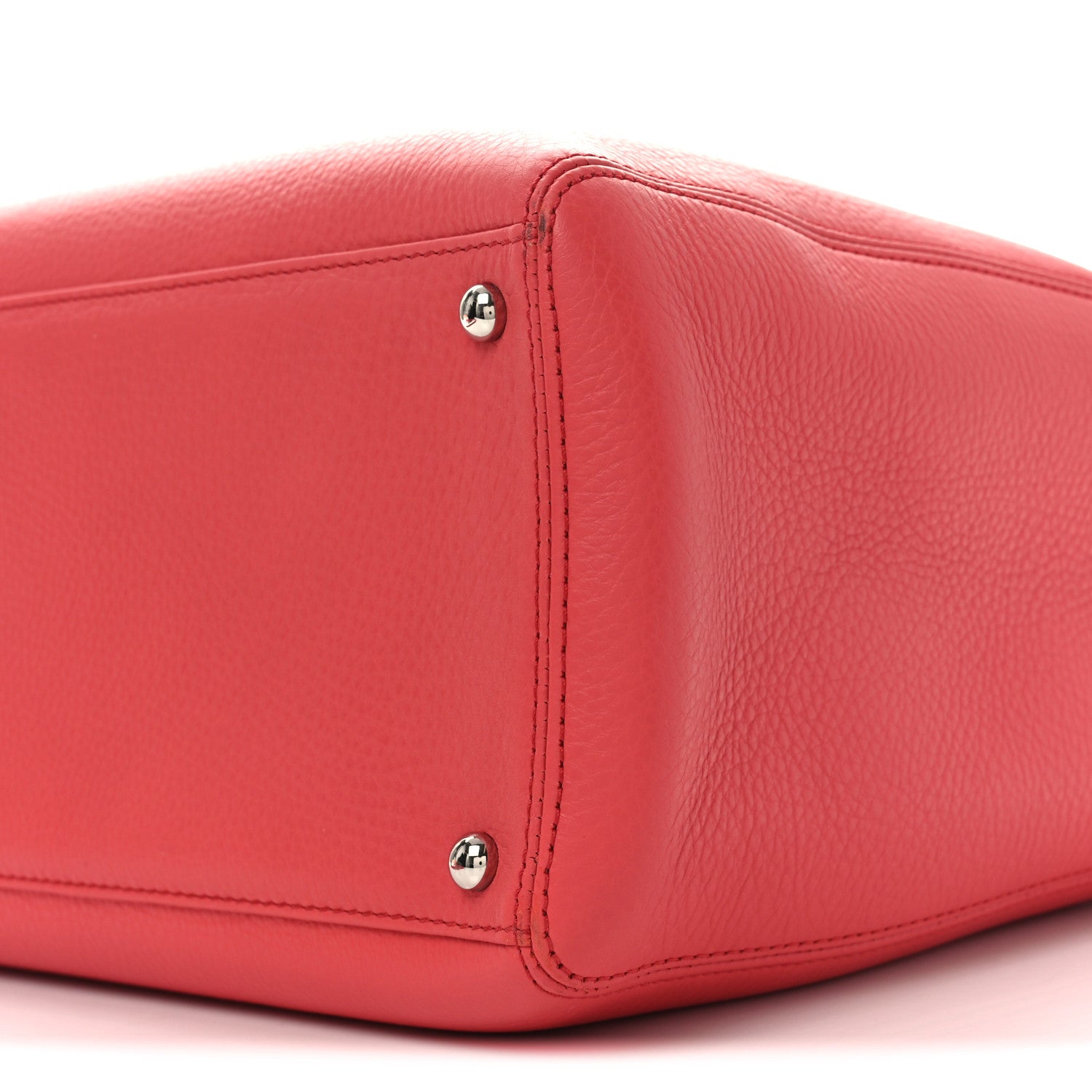Chanel Calfskin Cerf Executive Shopper Tote Coral 10 of 10