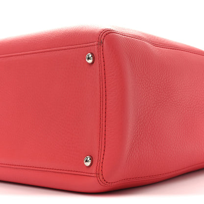 Chanel Calfskin Cerf Executive Shopper Tote Coral 10 of 10