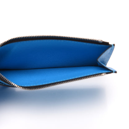 Louis Vuitton Taigarama Coin Card Holder Blue Lagoon 4 of 6