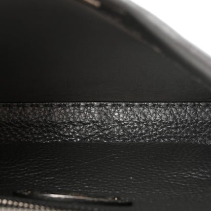 Fendi Cuoio Romano Lux Selleria Medium Peekaboo Iconic Satchel Argento 5 of 9