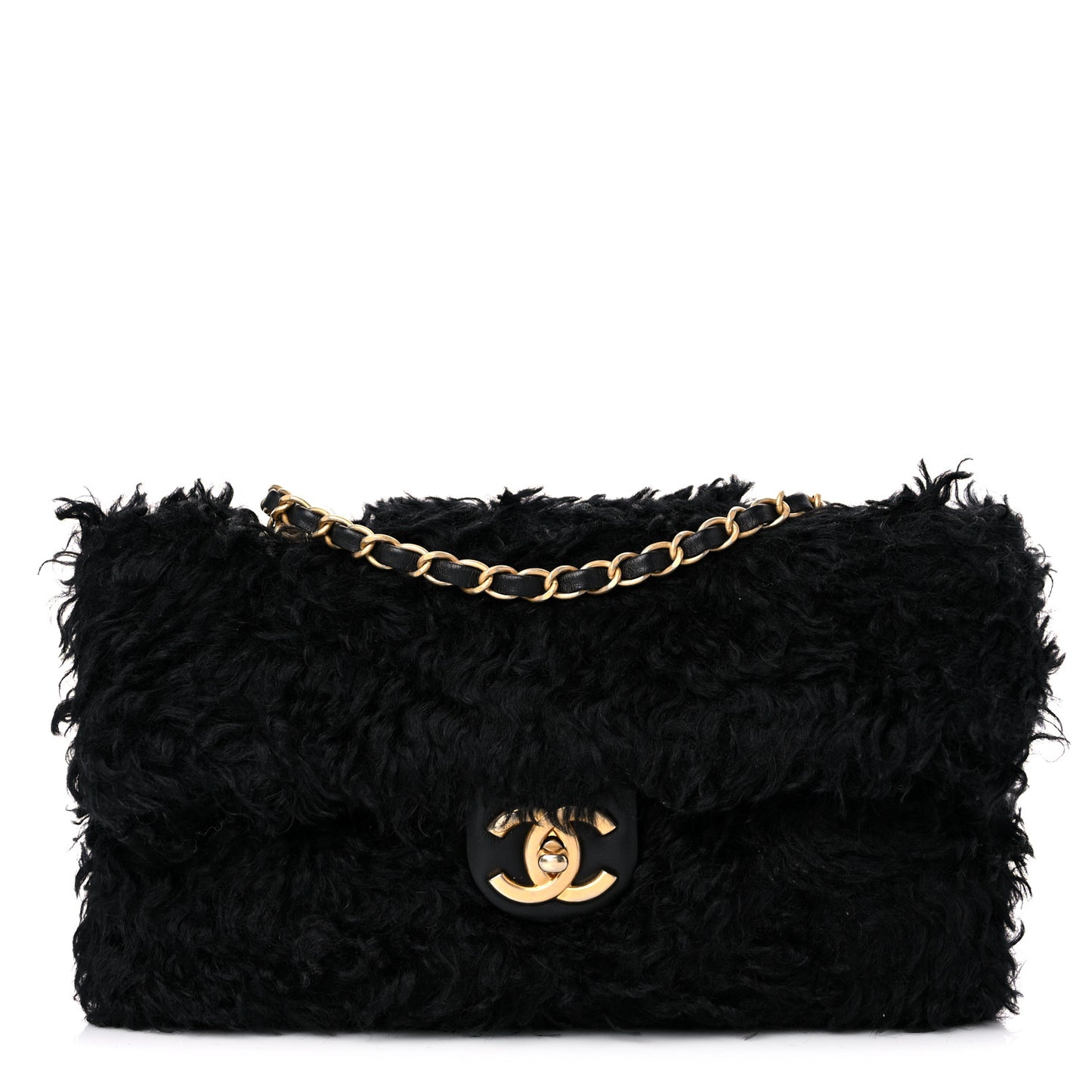 Fantasy Fur CC Clutch Bag Black