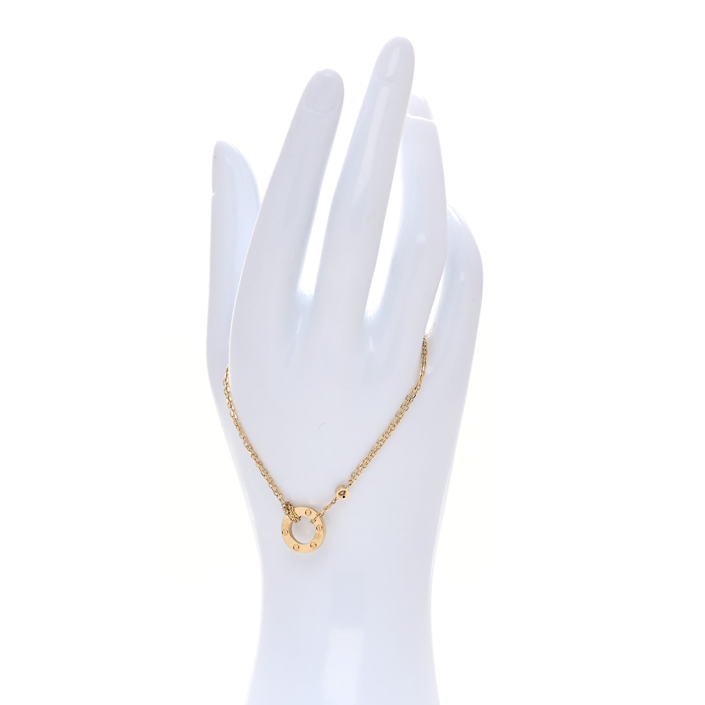 18K Yellow Gold Diamond Love Bracelet