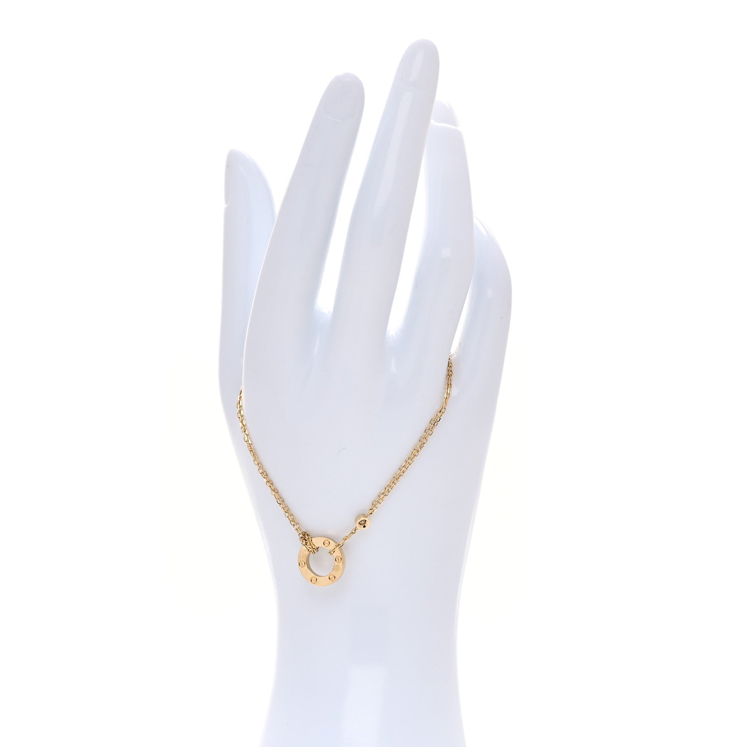 Cartier 18K Yellow Gold Diamond Love Bracelet 2 of 7