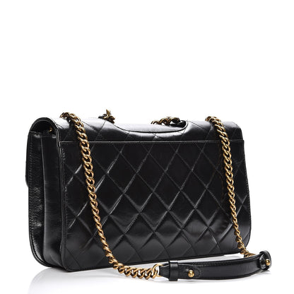 Chanel Calfskin Quilted Large Perfect Edge Flap Black 4 of 8