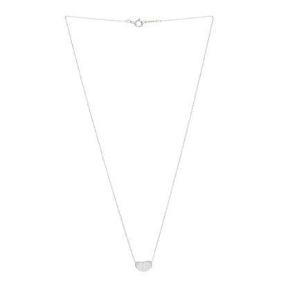 Tiffany Sterling Silver 11mm Elsa Peretti Bean Pendant Necklace 2 of 5