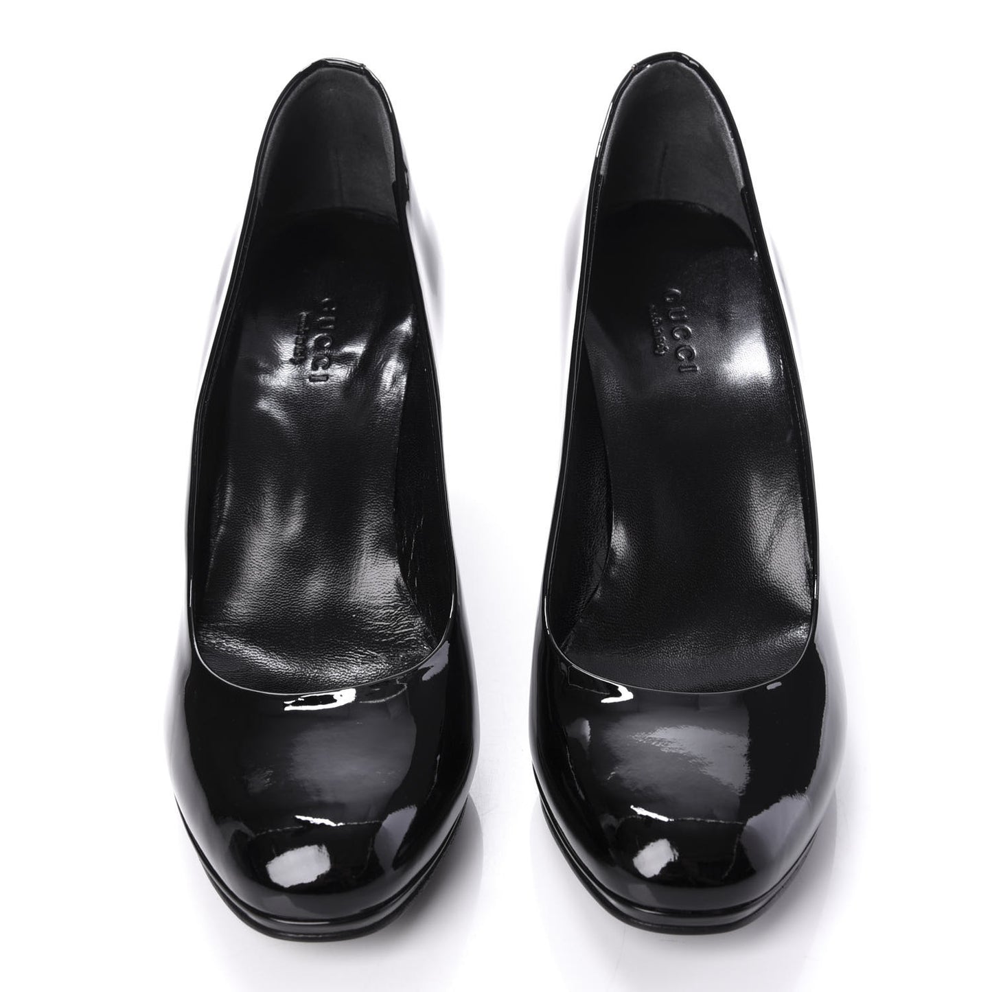 Patent Calfskin Pumps 36.5 Black