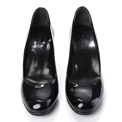 Gucci Patent Calfskin Pumps 36.5 Black 10 of 11