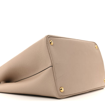 Prada Saffiano Cuir Medium Double Bag Cipria 9 of 15