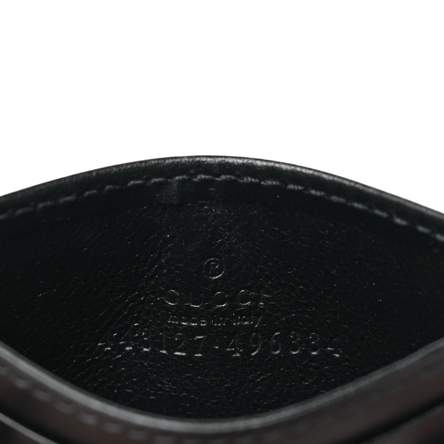 Gucci Calfskin Matelasse GG Marmont Card Holder Black 6 of 7